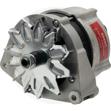 Dynamo 14 volt / 55 A met W-aansluiting en ventilatorwiel