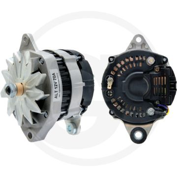 Dynamo 14 volt / 65 A – Met ventilatorwiel