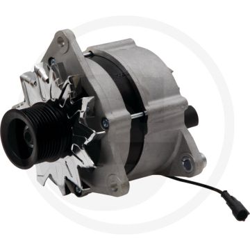 Dynamo 14 volt 120A – Stofdicht, met ringspoel D+ en W-aansluiting