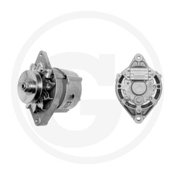 MAHLE Dynamo 14 volt / 33 A – Stofdicht, poelie Ø80 mm, montage Ø10,2 mm, rechtsdraaiend