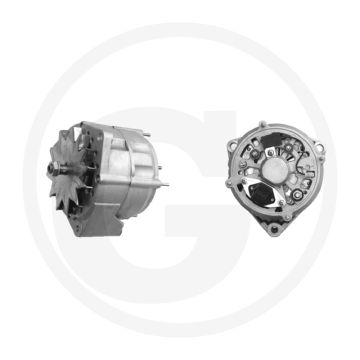 MAHLE Dynamo 28 V / 55 A – Bevestiging 80 mm, Inbouwhoek L+r 60°, Draairichting ↻