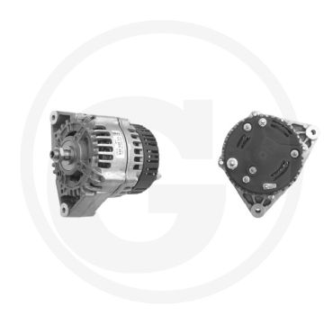 MAHLE Dynamo 28 V / 55 A – Bevestiging L60 mm, Draairichting ↻, Vorm B