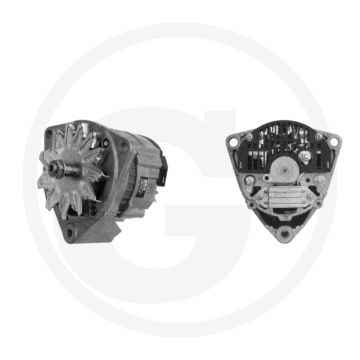 MAHLE Dynamo 14 V / 55 A – Stofdicht, met ventilatorwiel, draairichting ↻