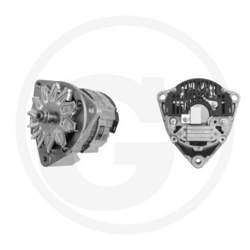 MAHLE Dynamo 28 V / 55 A – Bevestiging 80 mm, Vorm B, Draairichting ↻