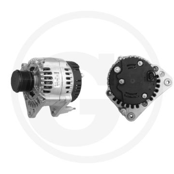 MAHLE Dynamo 14V 70A Links 90° Poelie Ø55.4mm