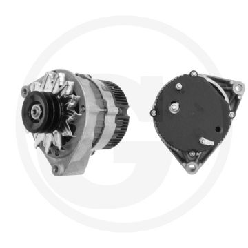 MAHLE Dynamo 14V 70A Links 60° Poelie Ø65mm