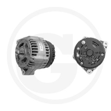 MAHLE Dynamo 28 volt / 80 A – Stofdicht, L60 inbouwhoek, Draairichting ↻