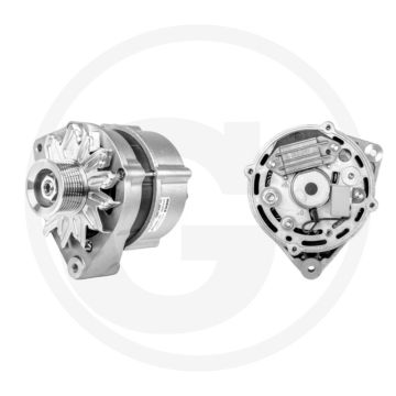 MAHLE Dynamo 14 volt / 100 A – Stofdicht, poelie Ø56,2 mm, PV8 riem, L60° inbouwhoek