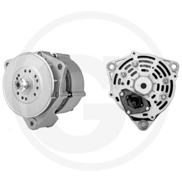 MAHLE Dynamo 28 V / 100 A – Stofdicht, met W-aansluiting, rechtsdraaiend