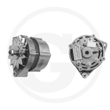 MAHLE Dynamo 14 V / 120 A – Type B, Inbouwhoek L60, Draairichting ↻