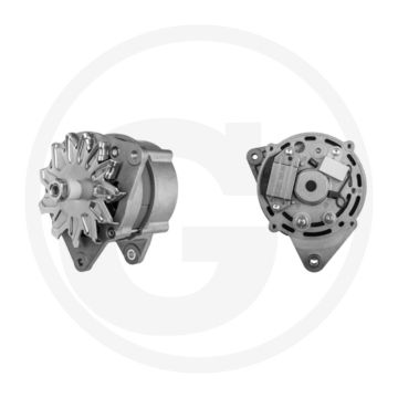 MAHLE Dynamo 14 V / 120 A – Stofdicht, met ventilatorwiel, R60, ↻ draairichting