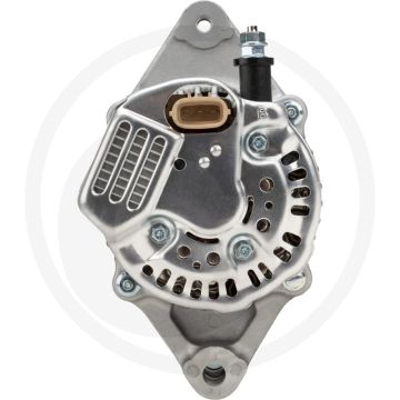 Dynamo 14 volt / 50 A – Poelie Ø75 mm, R 45°, Vorm A, ↻ draairichting