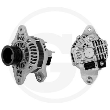 MAHLE Generator 28V 130A ↻ PVx8 poelie Ø72mm Flens 101,5mm