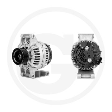 MAHLE Generator 28 V / 80 A ↻ 8-groeven Poelie Ø72 mm