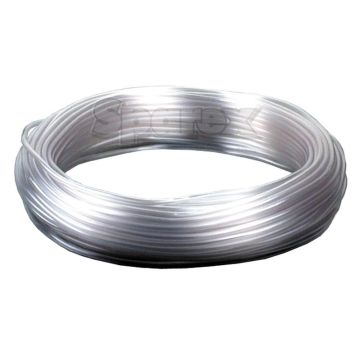 TUYAU PVC / LIGNE BENZINE EXTERIEURE 12x15mm TRANSPARENT