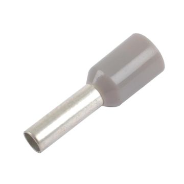 Eindhuls, enkele trekontlasting, Grijs, 2.5mm