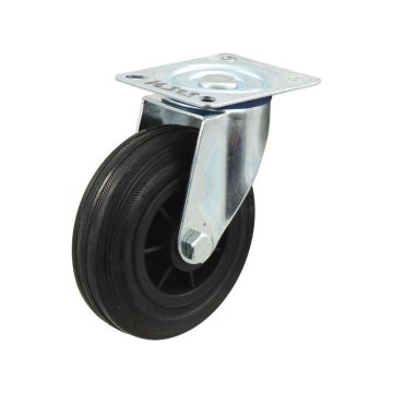 RÄDCHEN ZIEHBAR 80 mm GUMMI