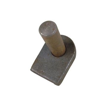 Aanlas deurgrendel - Plat, Pen Ø19mm