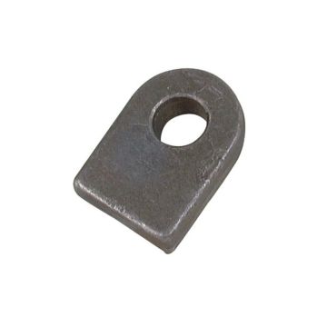 Aanlasoog voor hek - Plat, Gat Ø19mm (3/4'')