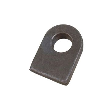 Aanlasoog voor hek - Plat, Gat Ø22mm (7/8'')