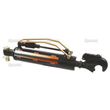 Hydraulisch Topstang (Cat. -/2)  en Q.R CBM Haak, Cylinder binnen Ø : 63mm, Min. Lengte : 600mm.