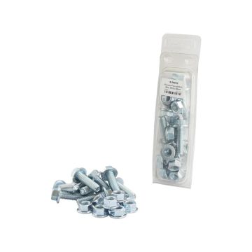 Metric Serrated Flange Bolt & Nut, Afm.: M12x40mm, 20stuks Agripak