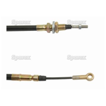 Remkabels - Lengte: 872mm, Lengte buitenkabel: 703mm.
