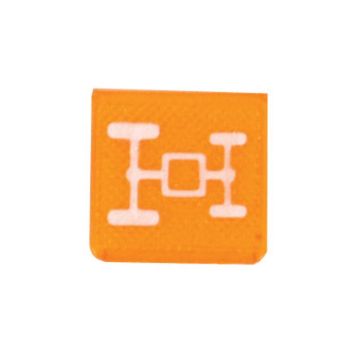 Tuimelschakelaar symbool, 4WD