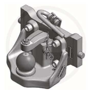 Rockinger Binnenwerk KS80 98,1 kN D-waarde AGCO grijs