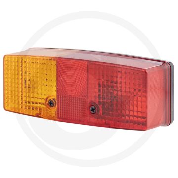 Hella Achterlicht Links 12V Rechthoekig 158x64mm Gloeilamp Aanbouw