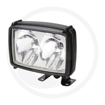 Hella Werklampen 12/24V Vierkant Verstraler Double Beam H3 IP5K4K