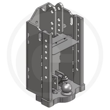 Scharmüller Trekhaakframe Fendt Favorit 600 Serie 614 AGCO grijs 84,1 kN 3000 kg