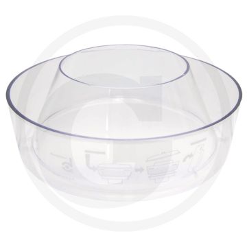 Filterglas Ø266,7 mm hoogte 101,6 mm geschikt voor voorfilter 5679988 e.a.