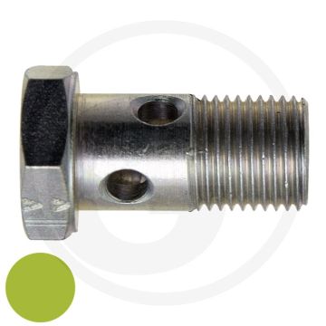 Holbout metrisch M18 x 1,5 - staal verzinkt, sleutelmaat 24 mm, 315 bar