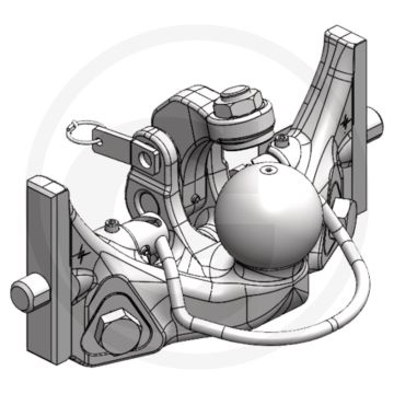 Scharmüller Kogel 80® kogelinzetstuk handmatige vergrendeling
