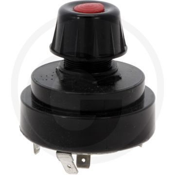 Cobo Draaischakelaar (Knop: zwart / rood)