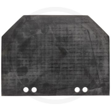 Spatlap 200 x 150 x 3 mm rubber
