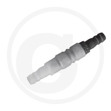 Terugslagklep (Openingsdruk: 0,1 bar  voor slangen met 3-4 mm binnen-Ø)