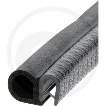 Raamrubber 5 meter PVC, EPDM 1 - 4 mm