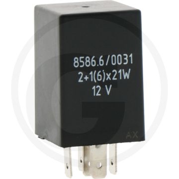 Knipperautomaat / elektronisch (12 V, 5 aansluitingen)