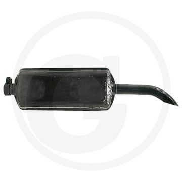 Uitlaatdemper 950 mm korte uitvoering