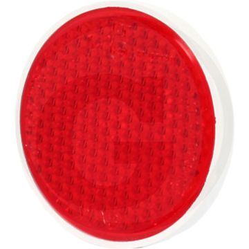 Reflector rond 85 mm rood geschroefd M12