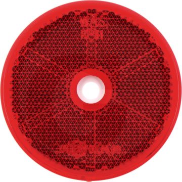 Reflectoren rond rood Ø 61 mm geschroefd