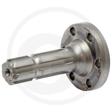 Aftakas-eindstuk 1 3/8", 6 splines