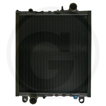 Radiateur aluminium/koper met frame
