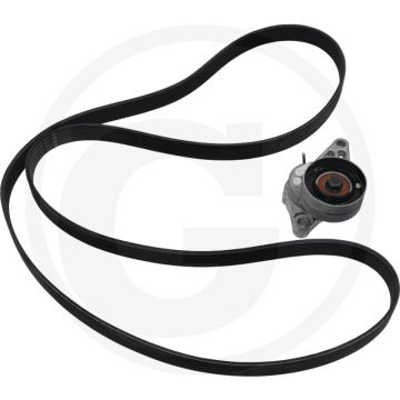 Ina Multiriem-set 8-ribs riem 2205 mm inclusief riemspanner