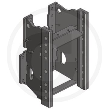 Scharmüller Trekhaakframe Deutz-Fahr DX Agrostar 4,61 zwart 73,6 kN