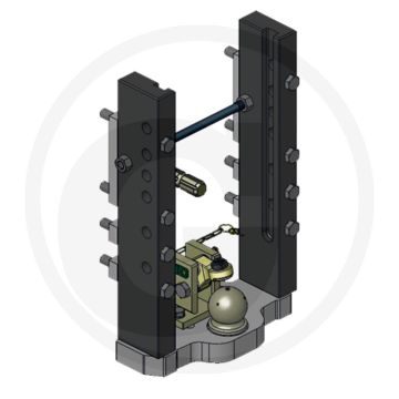 Scharmüller Trekhaakframe (Gedwongen besturing componenten: 77700521150, 77700521160, 77700521170)