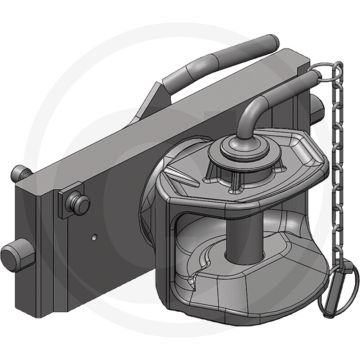 Scharmüller Binnenwerk handmatig, 330 mm railbreedte