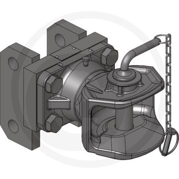 Scharmüller Koppeling afneembaar met console M20 pen 31 mm